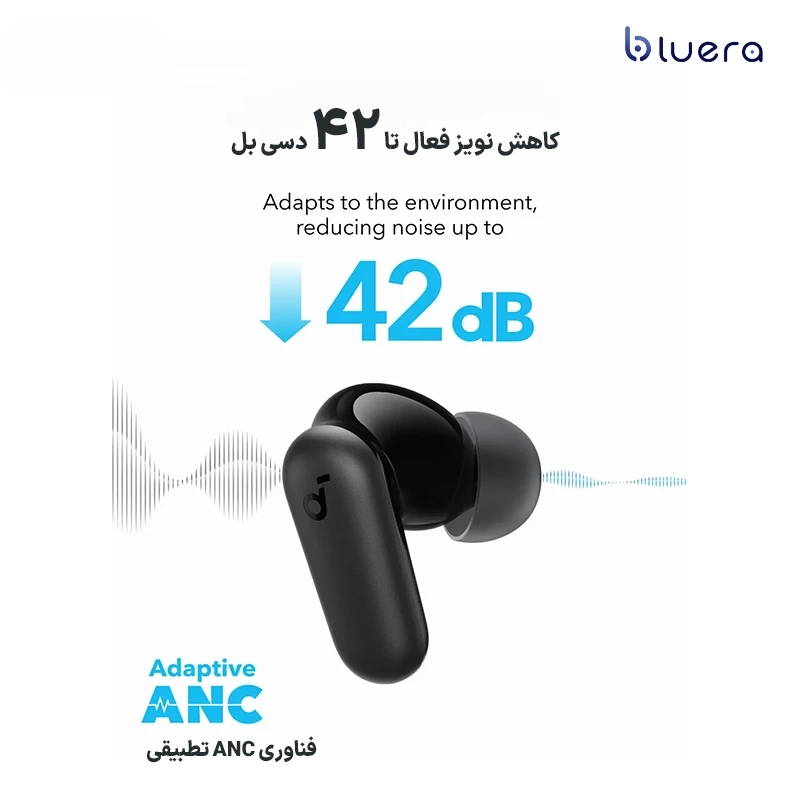 هندزفری بلوتوث ANC (ایرپاد) اورجینال انکر مدل Soundcore R50i NC A3959